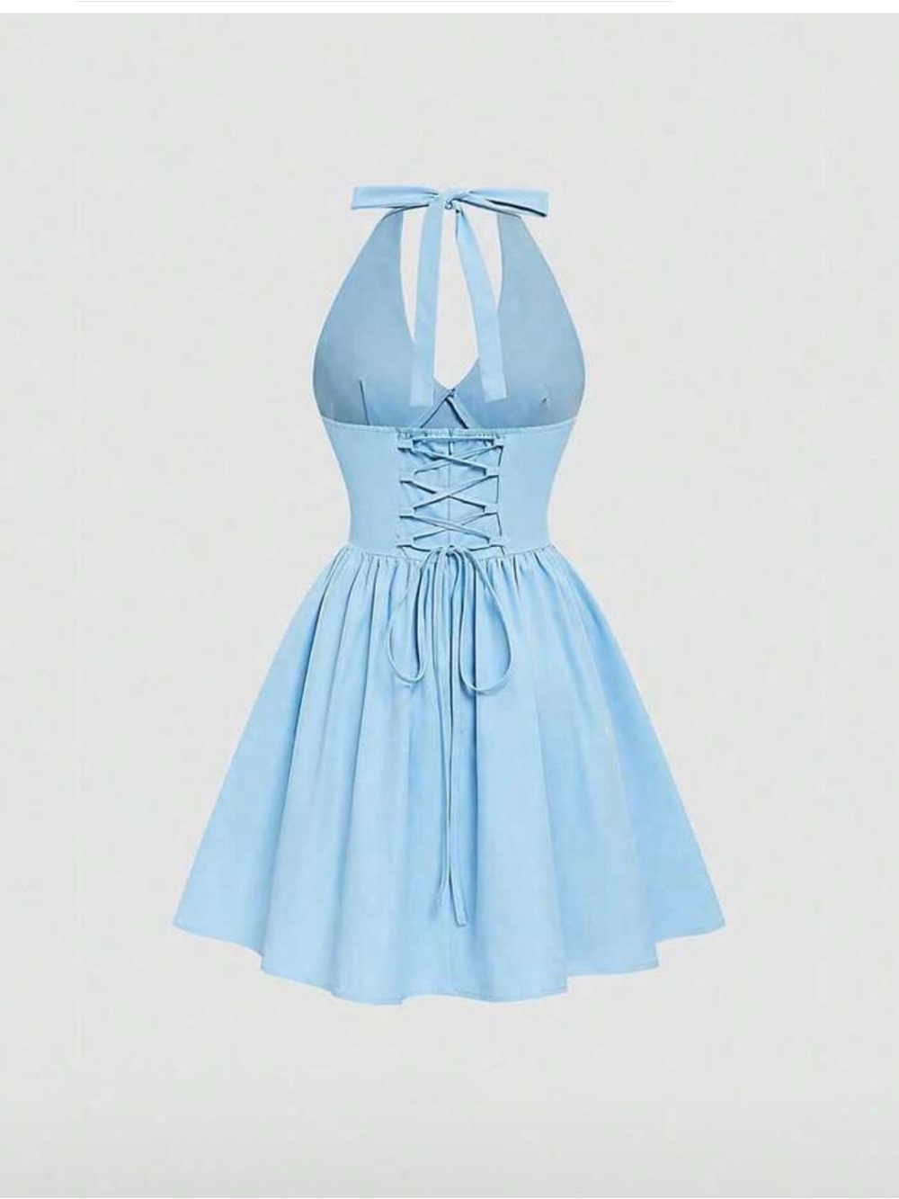 Halter Mini Dress - Picture 3 of 8